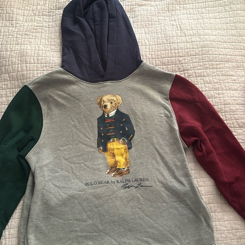 Boys polo Ralph Lauren hooded sweater size xl 18-20